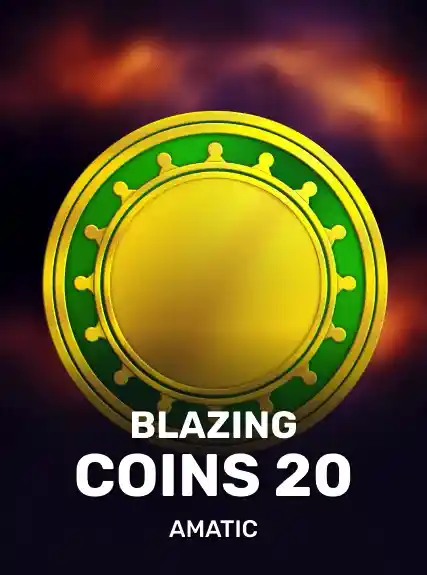 Blazing Coins 20 game tile