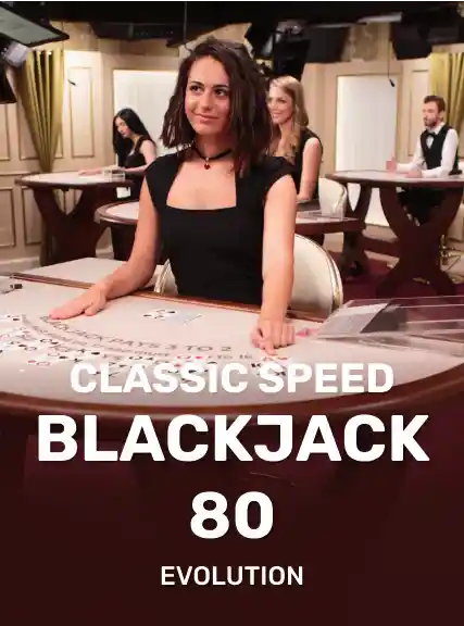 Classic Speed Blackjack 80 game tile